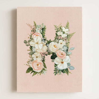 Heirloom Floral Alphabet Prints