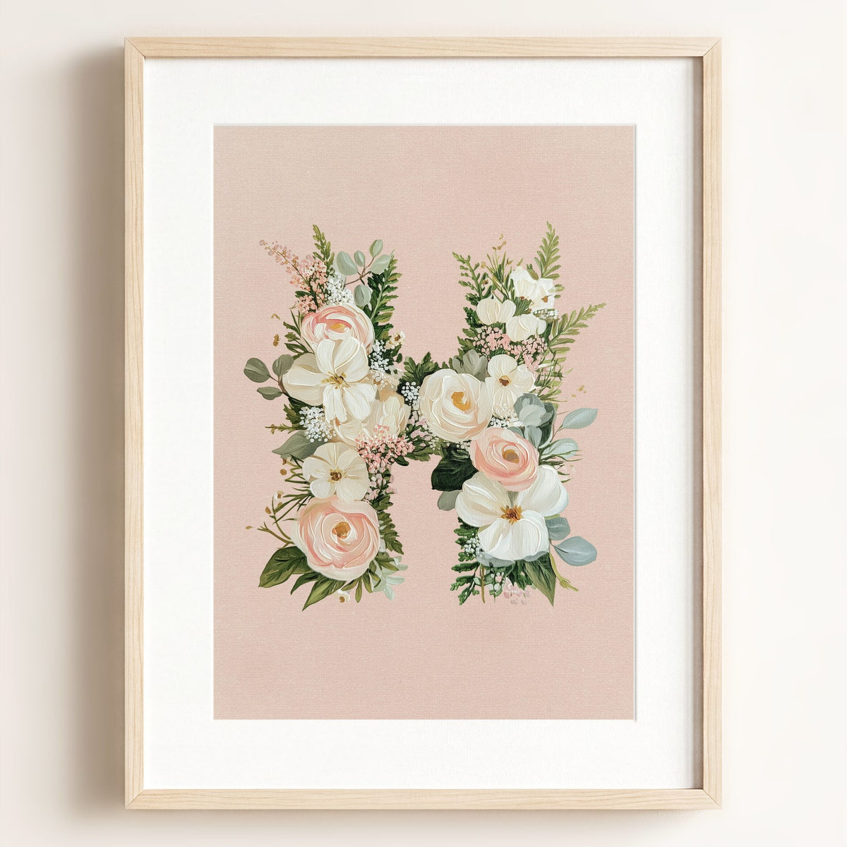 Heirloom Floral Alphabet Prints