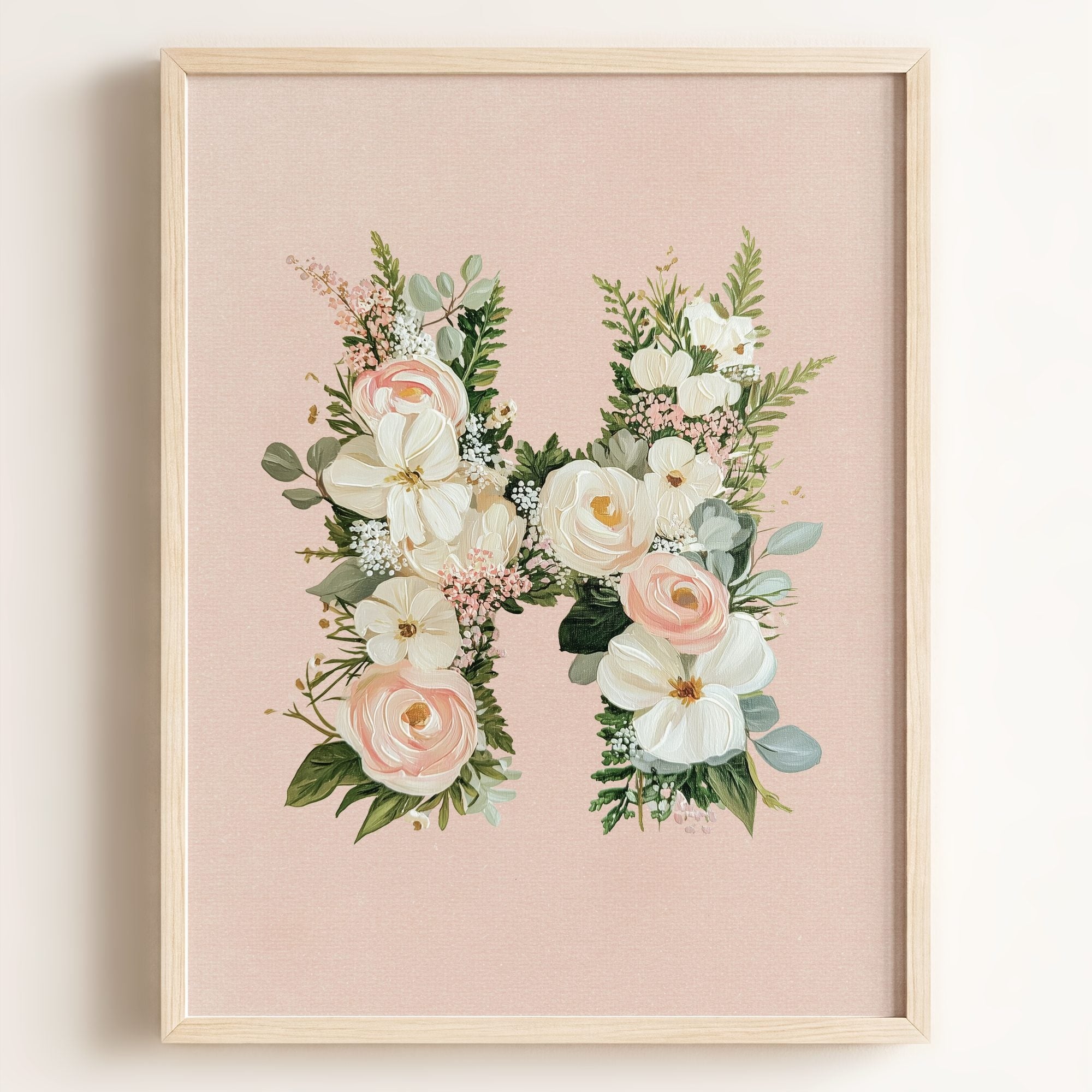 Heirloom Floral Alphabet Prints