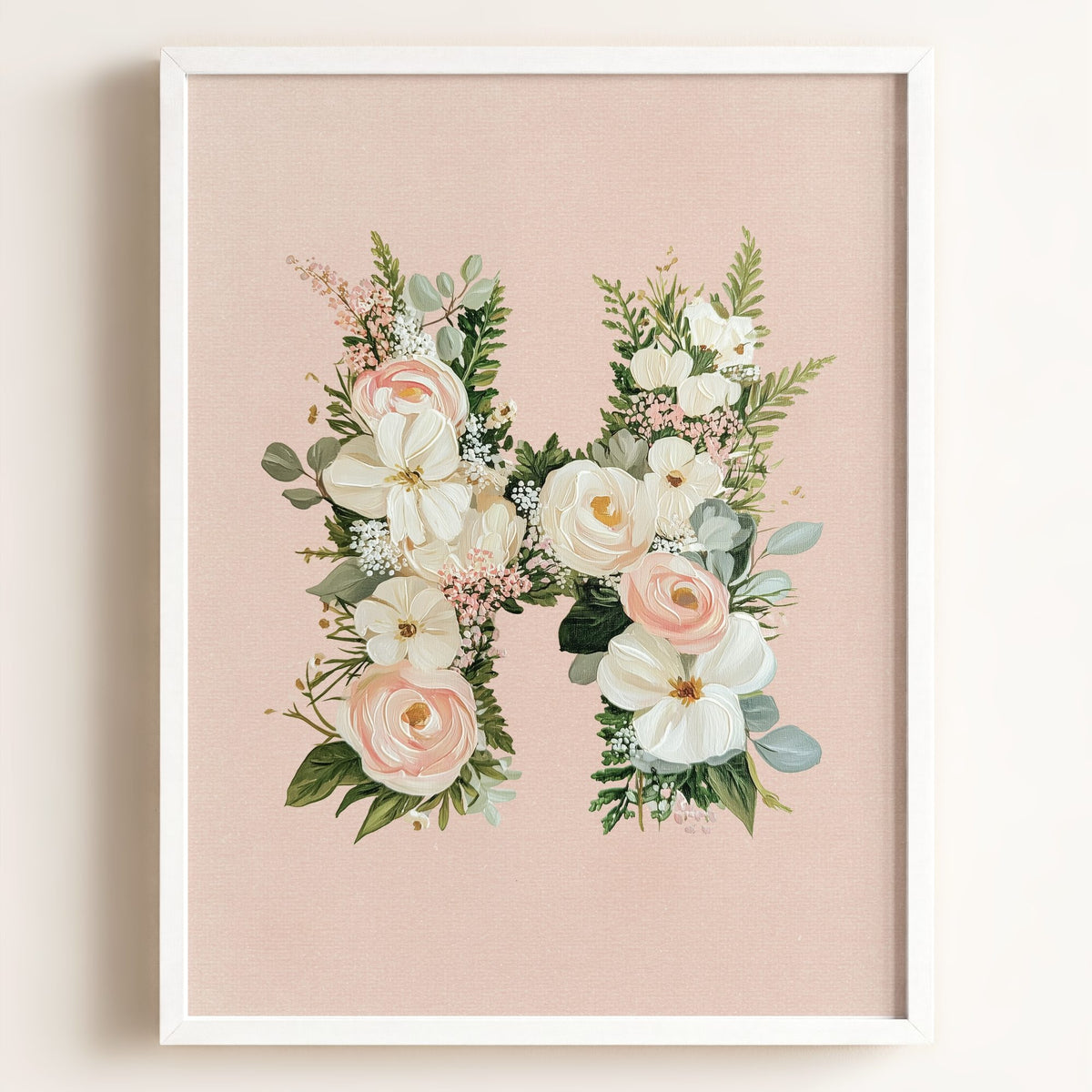Heirloom Floral Alphabet Prints