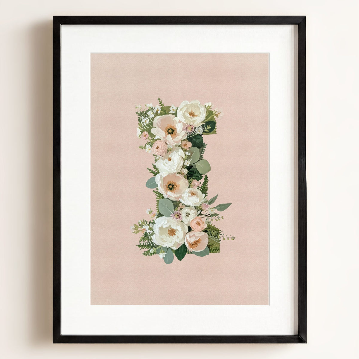 Heirloom Floral Alphabet Prints