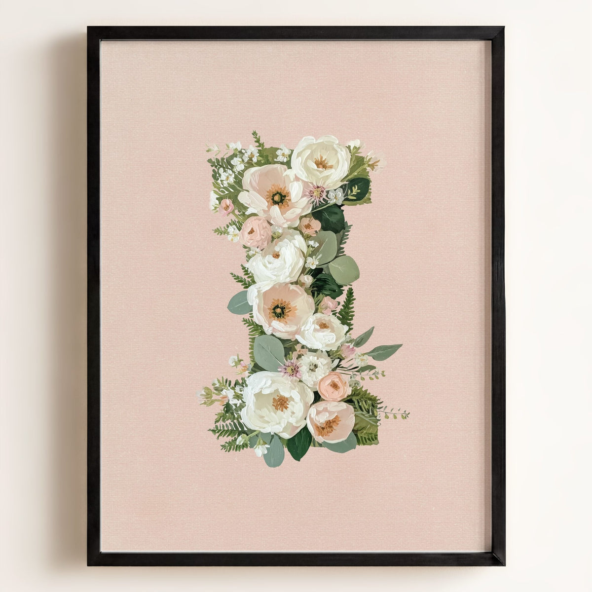 Heirloom Floral Alphabet Prints