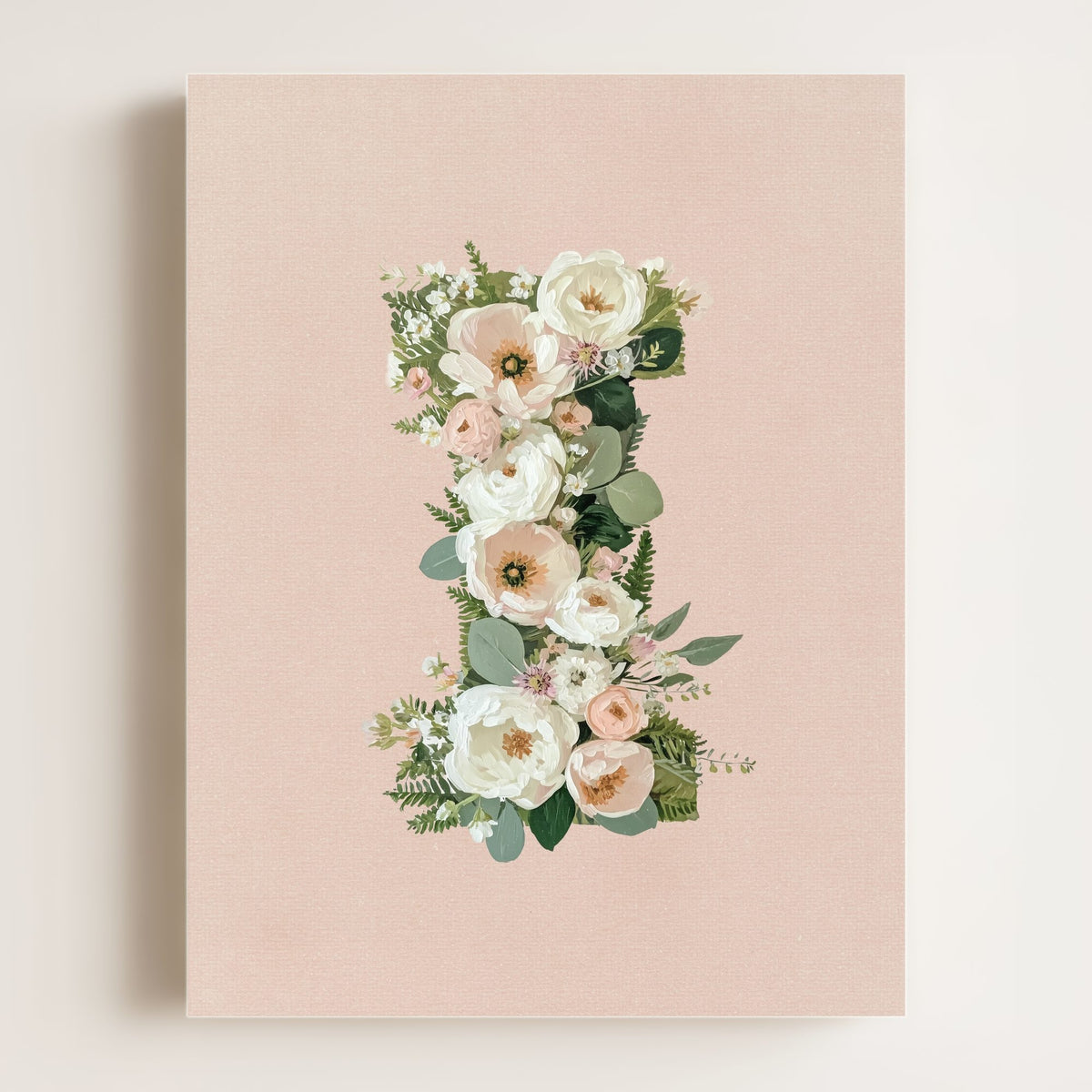 Heirloom Floral Alphabet Prints