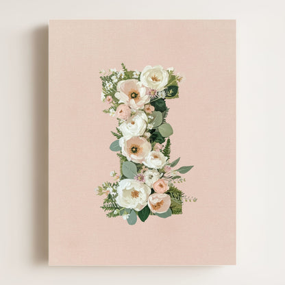 Heirloom Floral Alphabet Prints