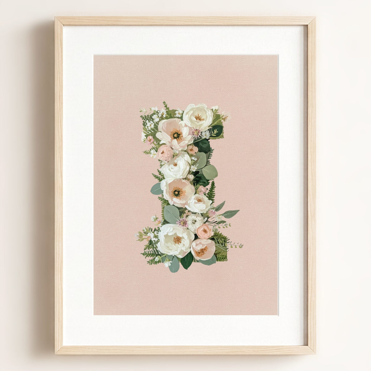 Heirloom Floral Alphabet Prints