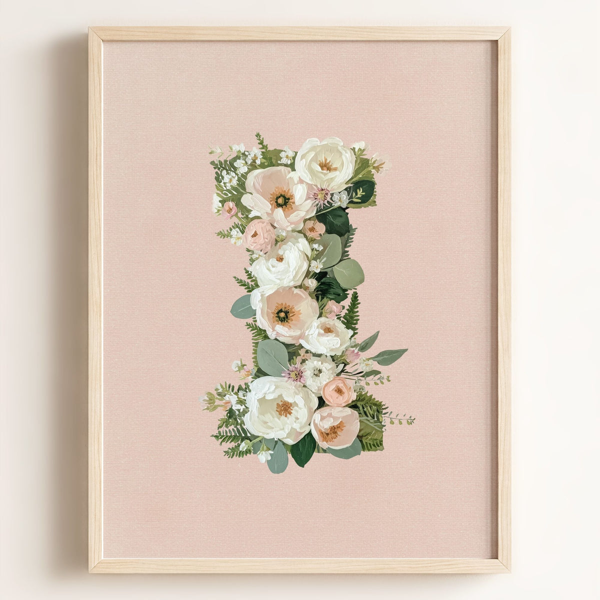 Heirloom Floral Alphabet Prints