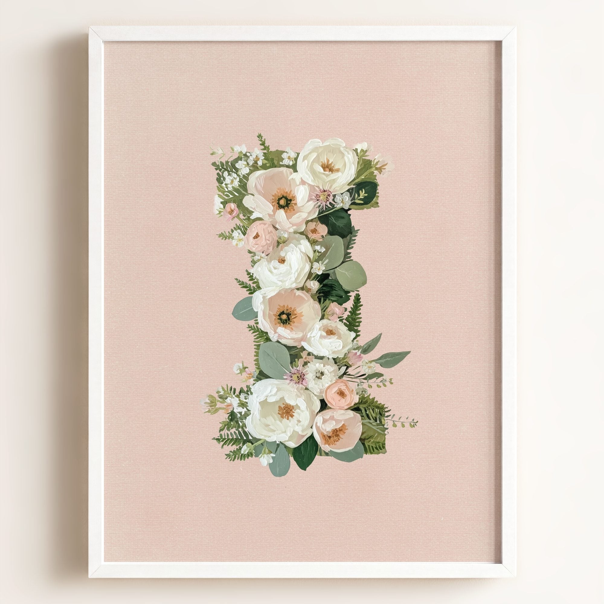 Heirloom Floral Alphabet Prints