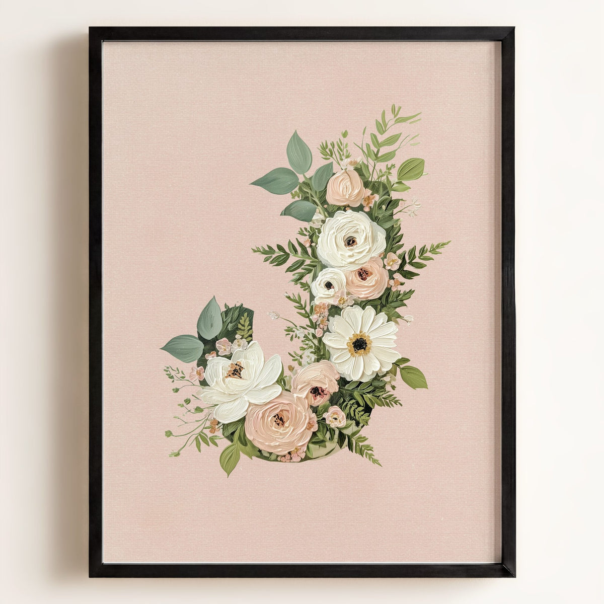 Heirloom Floral Alphabet Prints