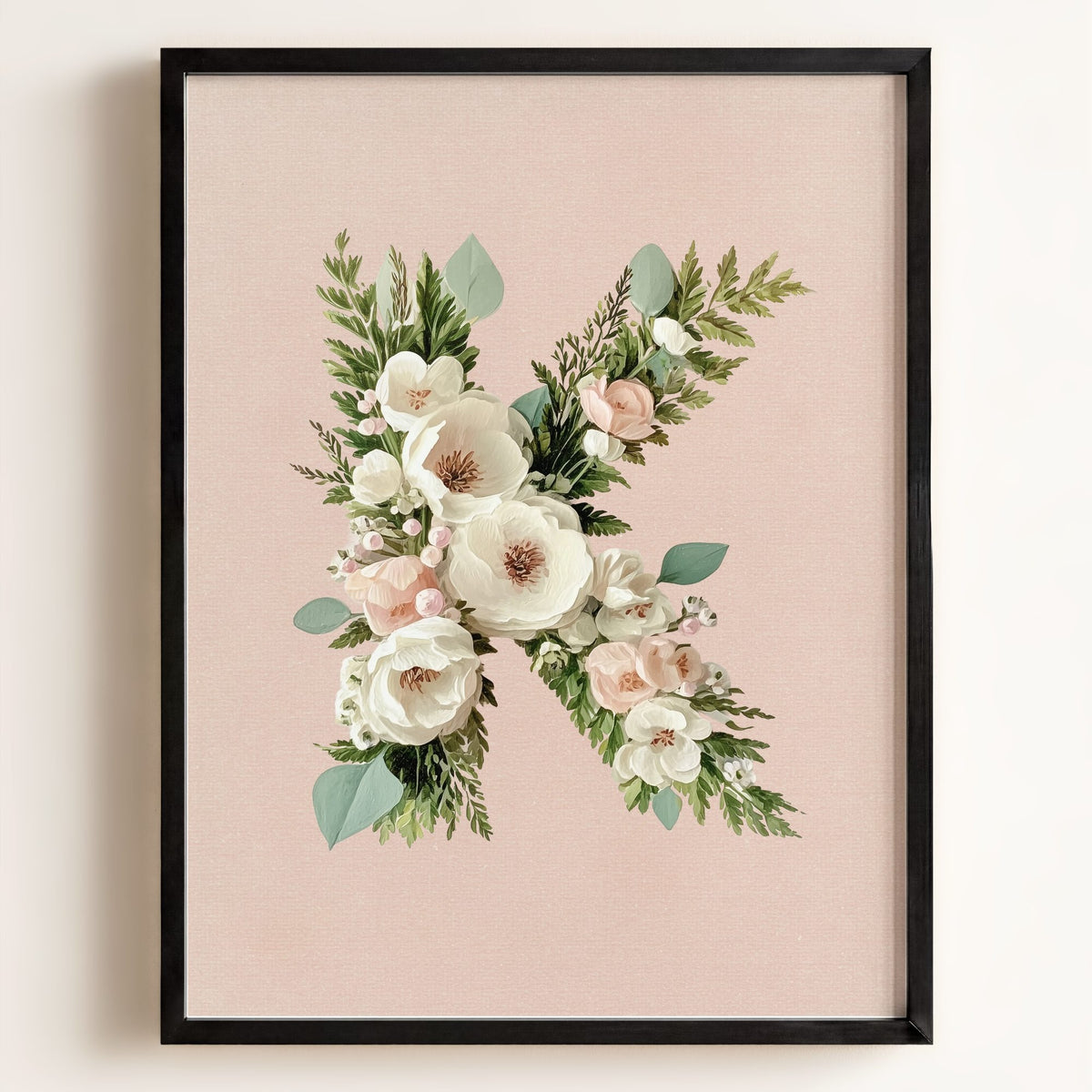 Heirloom Floral Alphabet Prints