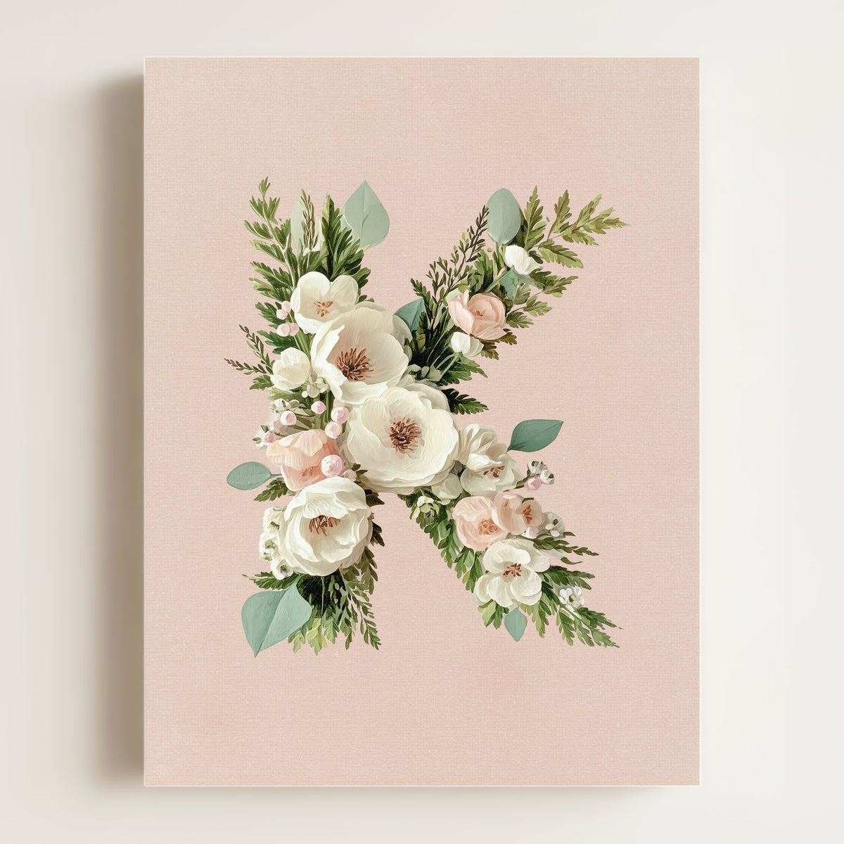 Heirloom Floral Alphabet Prints