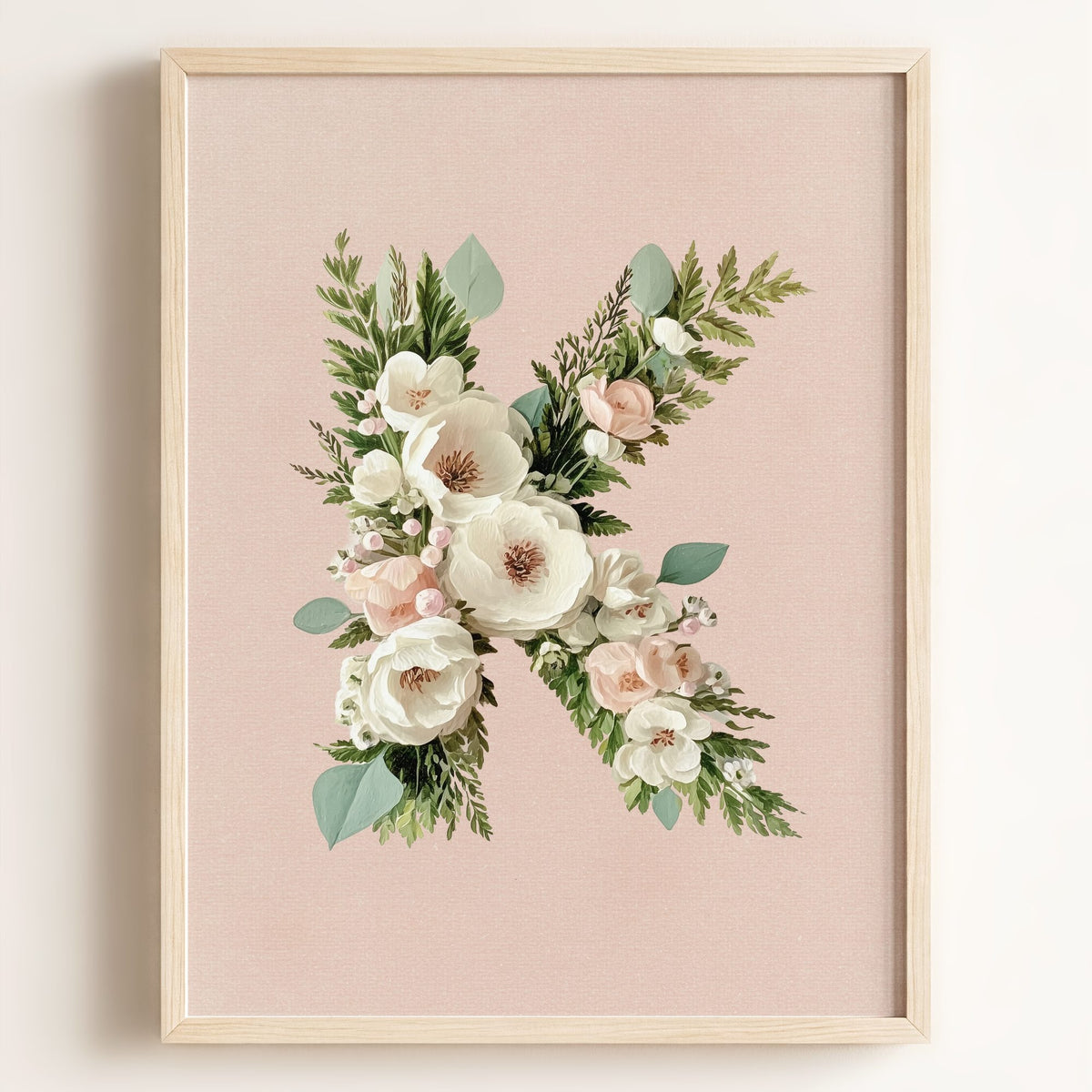 Heirloom Floral Alphabet Prints