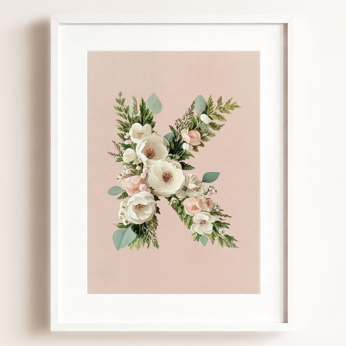 Heirloom Floral Alphabet Prints