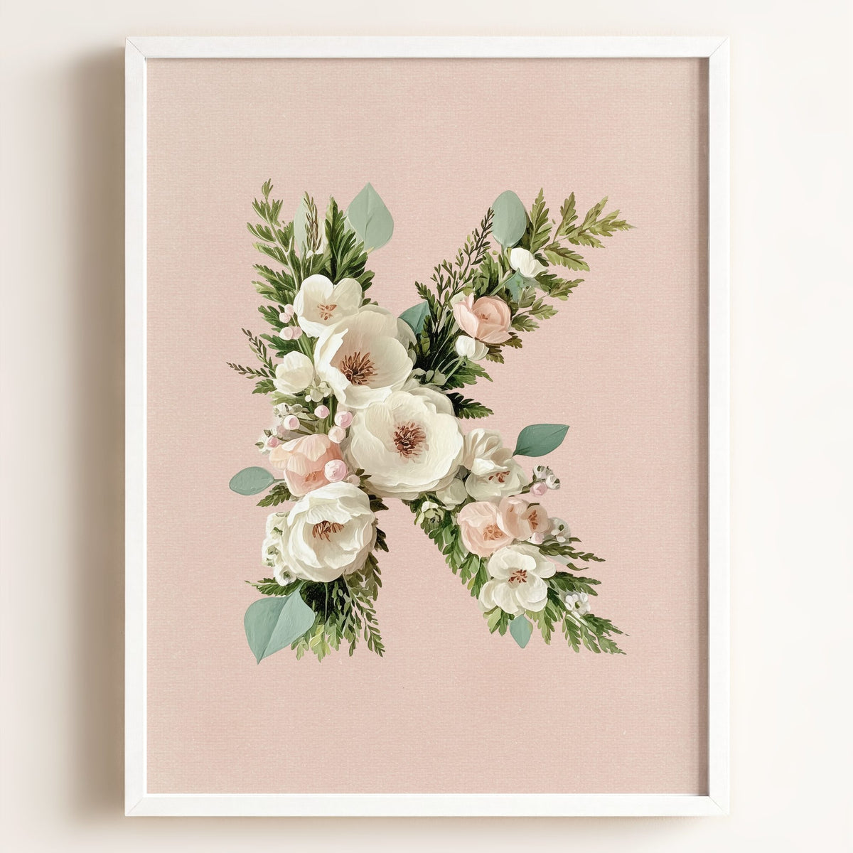 Heirloom Floral Alphabet Prints