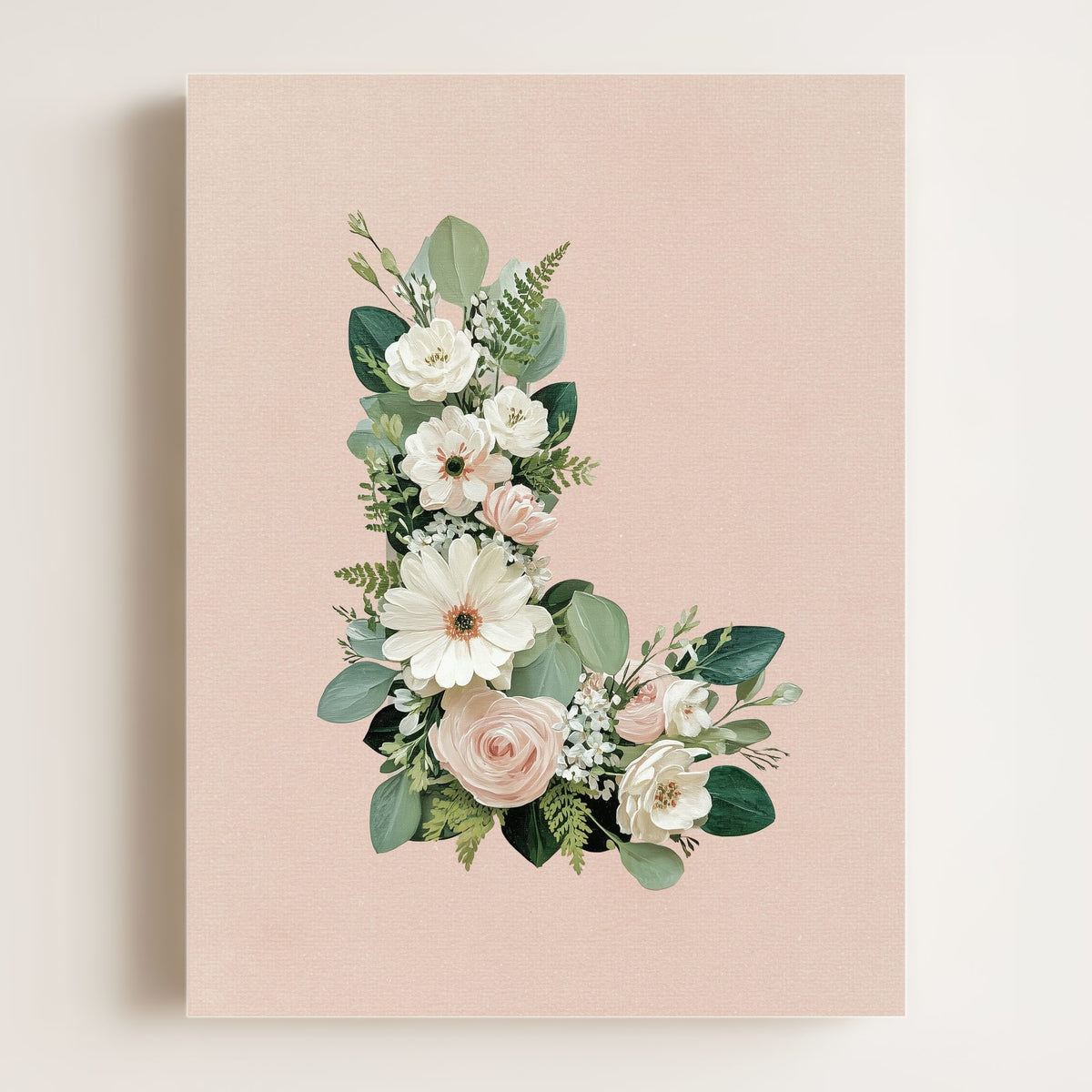 Heirloom Floral Alphabet Prints