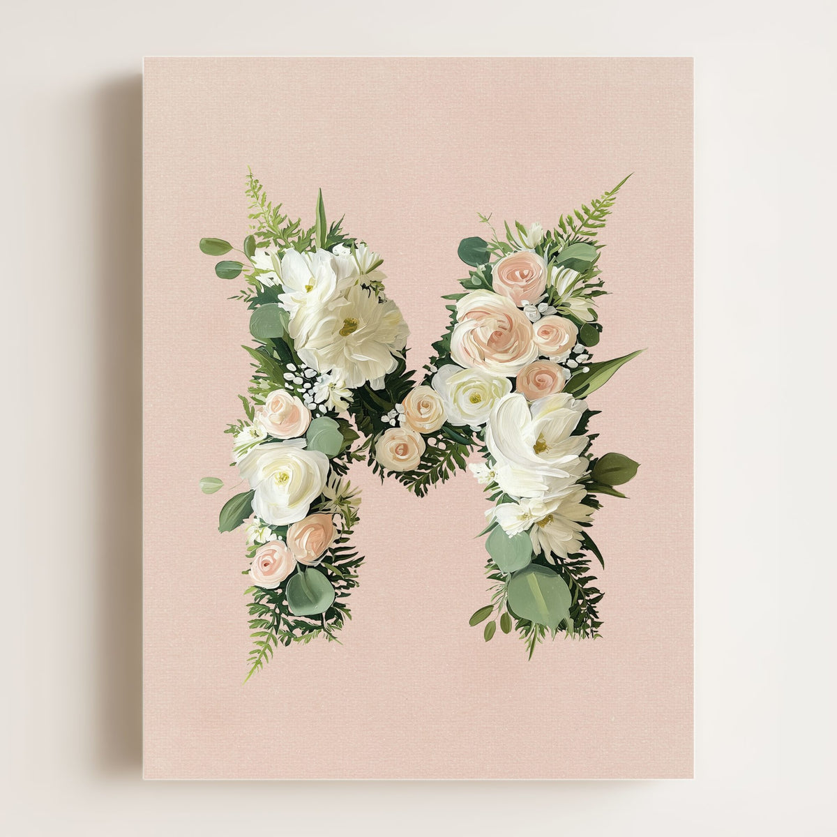 Heirloom Floral Alphabet Prints
