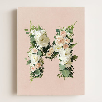 Heirloom Floral Alphabet Prints