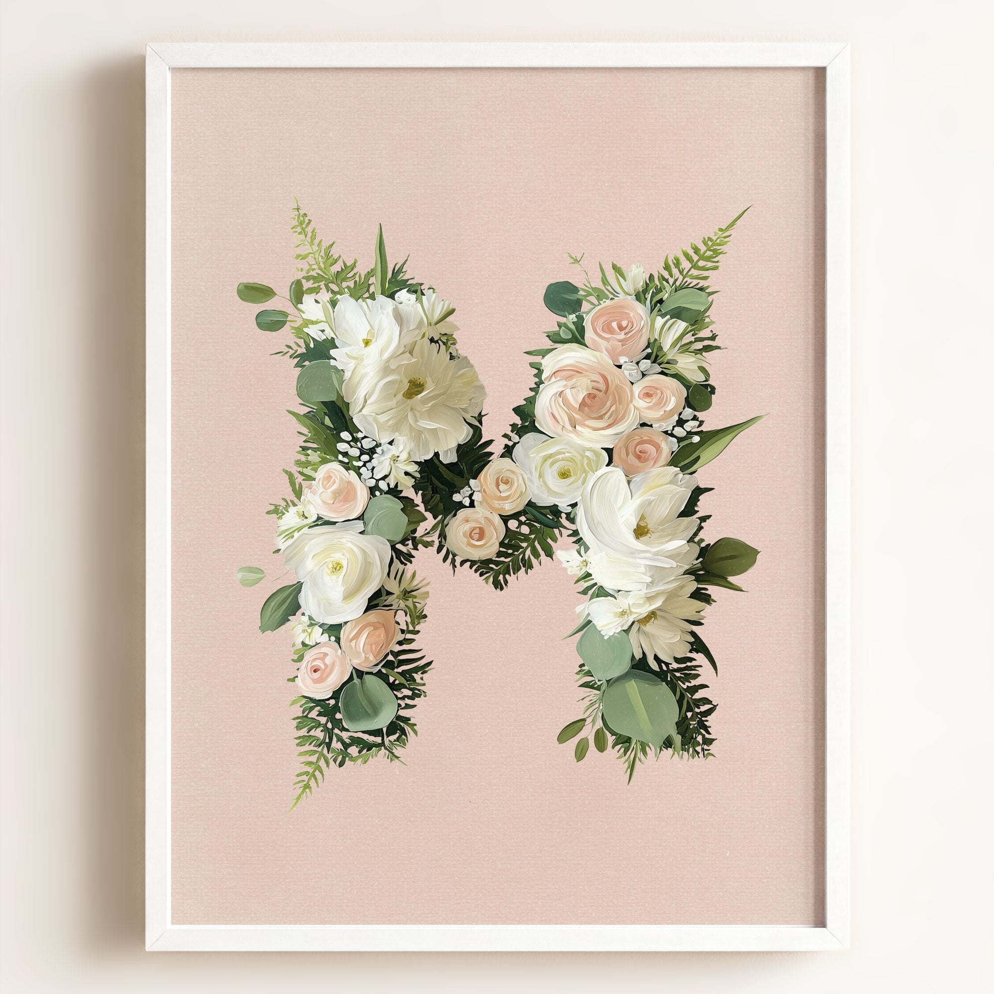 Heirloom Floral Alphabet Prints