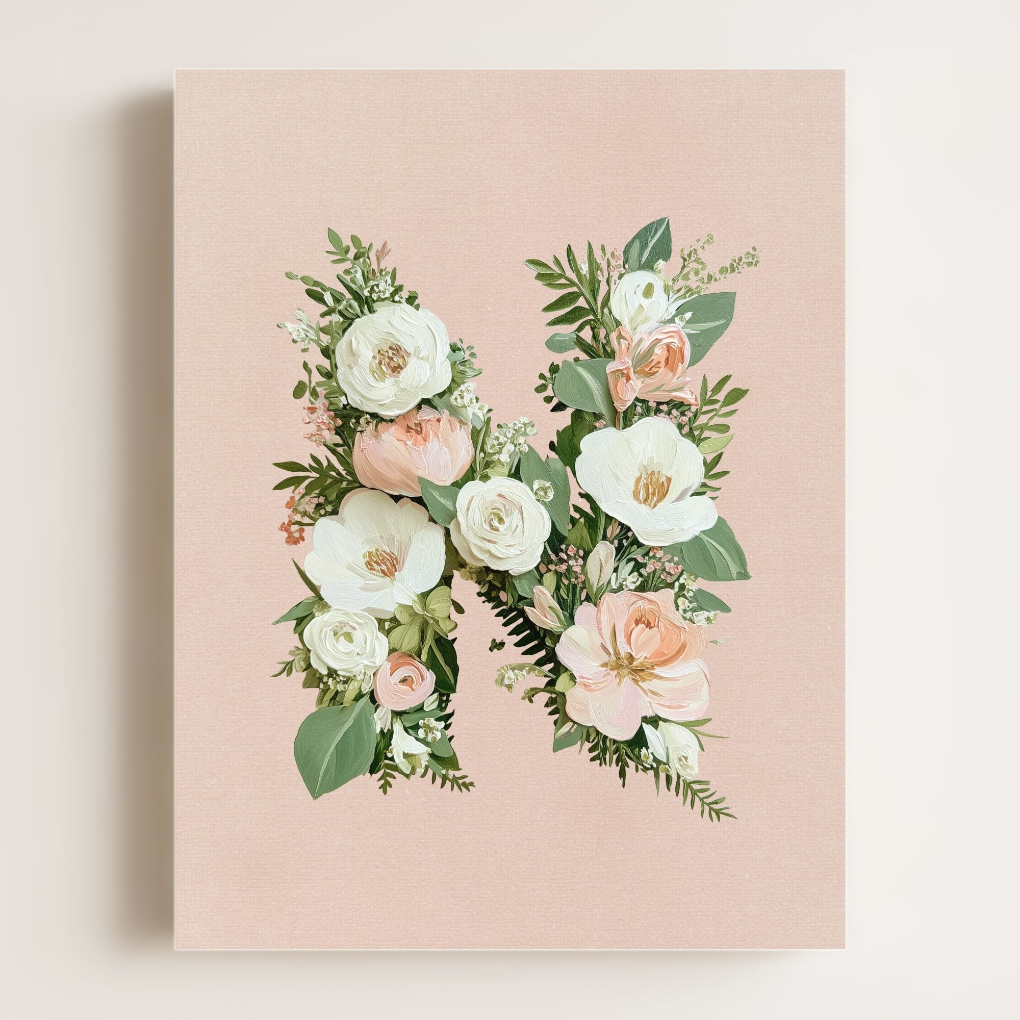 Heirloom Floral Alphabet Prints