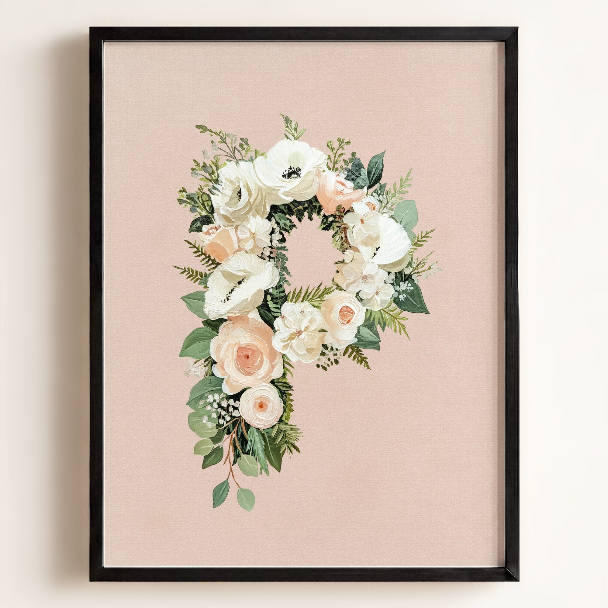 Heirloom Floral Alphabet Prints