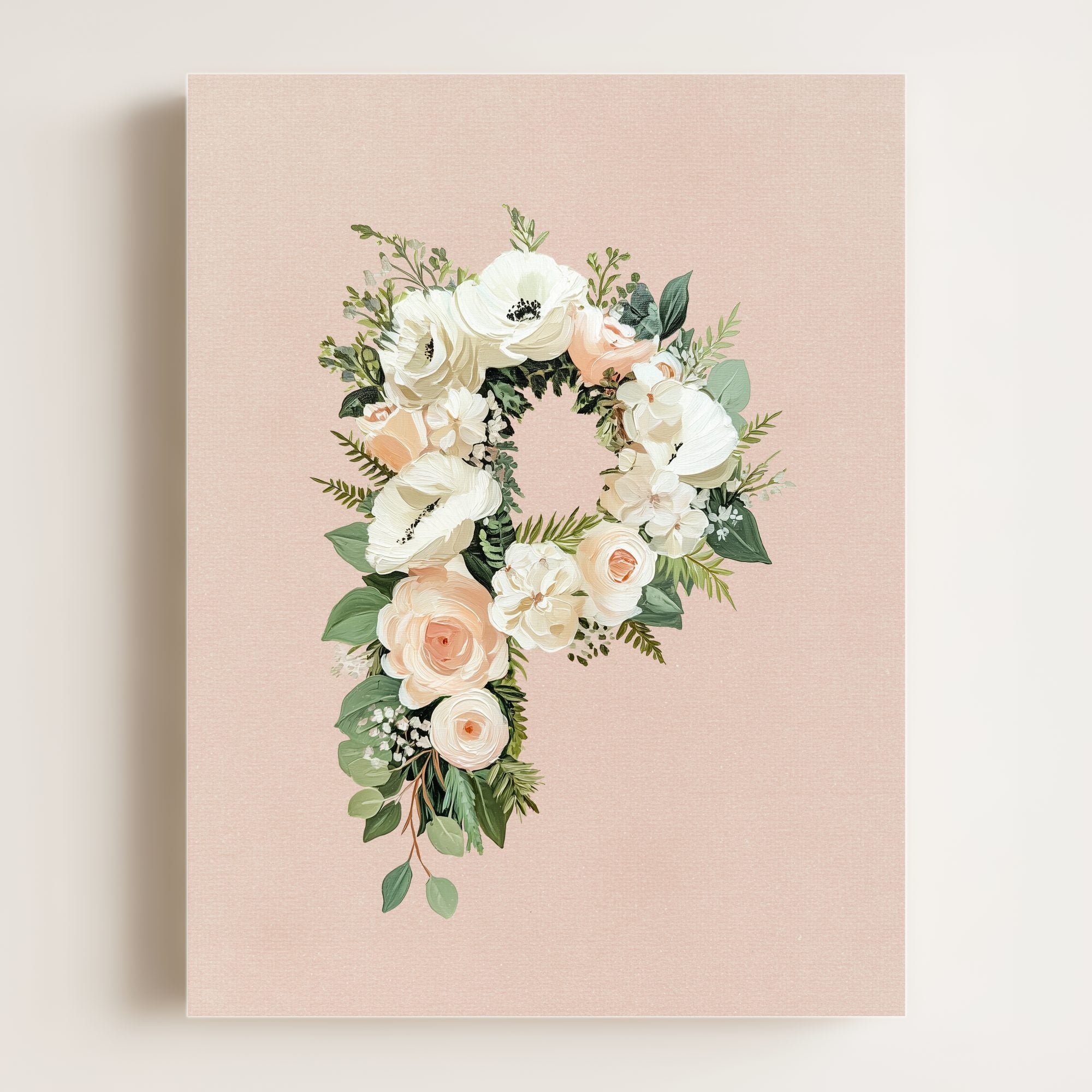 Heirloom Floral Alphabet Prints