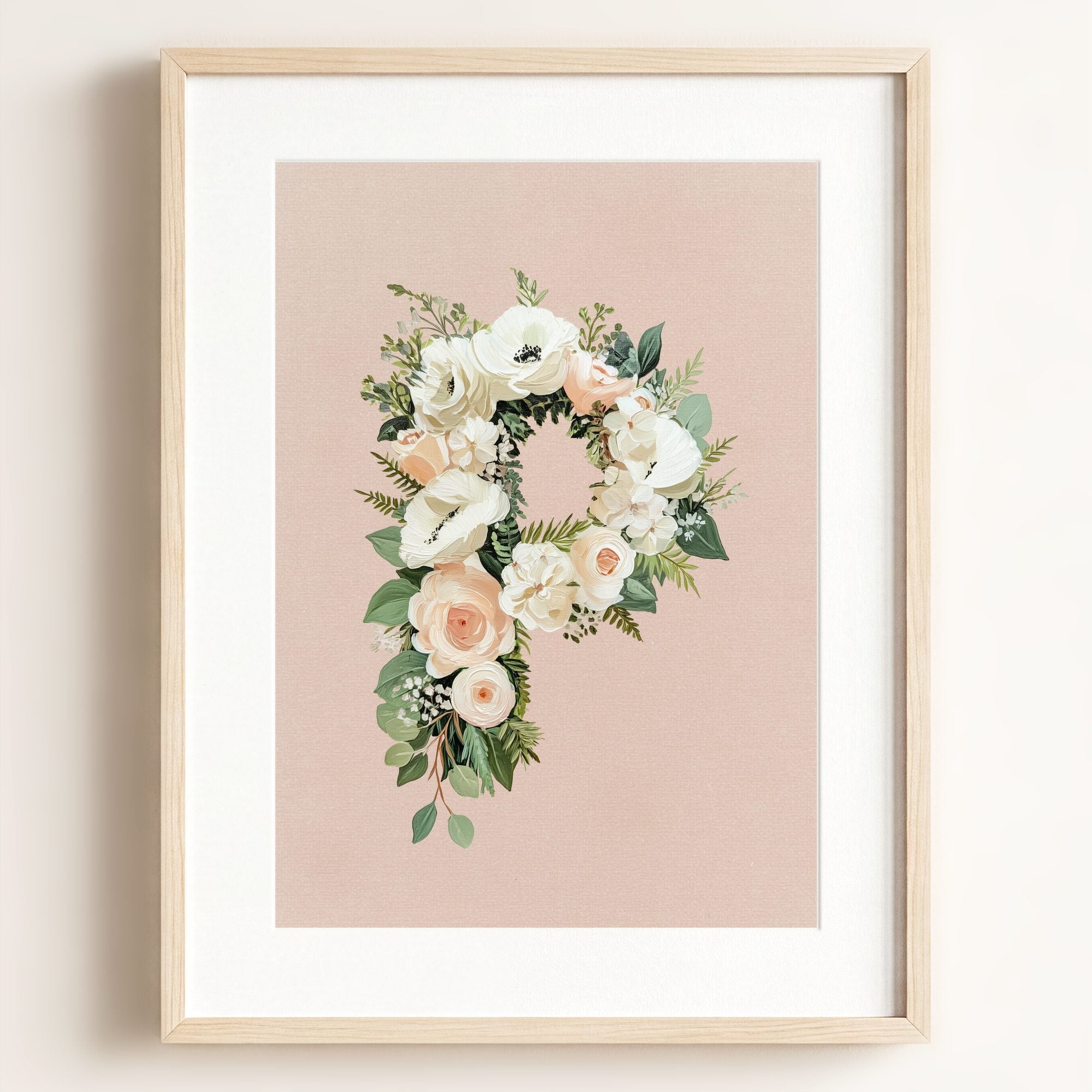 Heirloom Floral Alphabet Prints