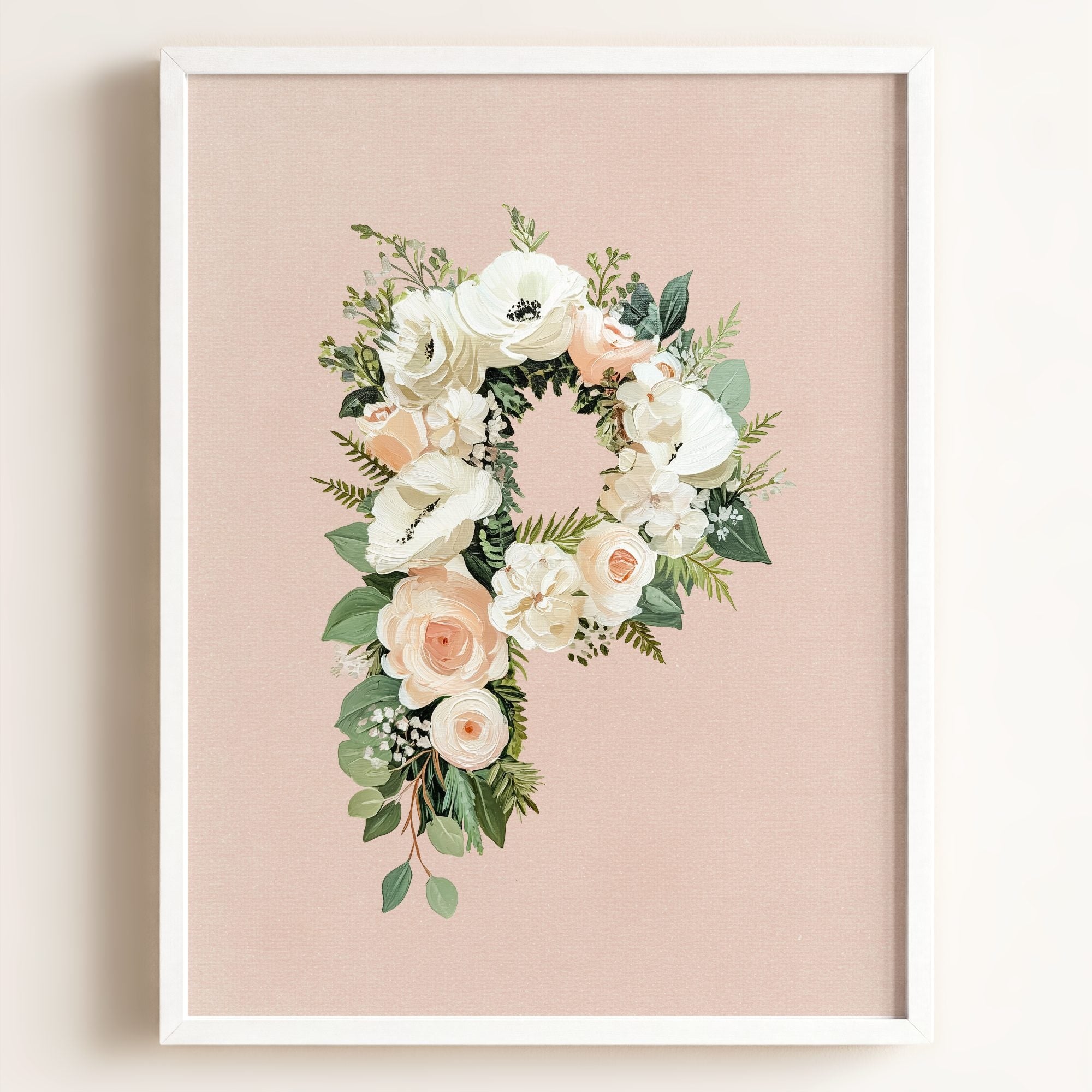 Heirloom Floral Alphabet Prints
