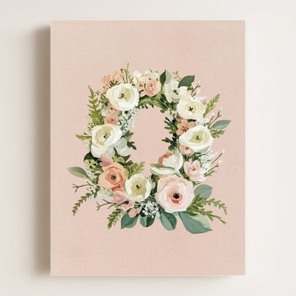 Heirloom Floral Alphabet Prints