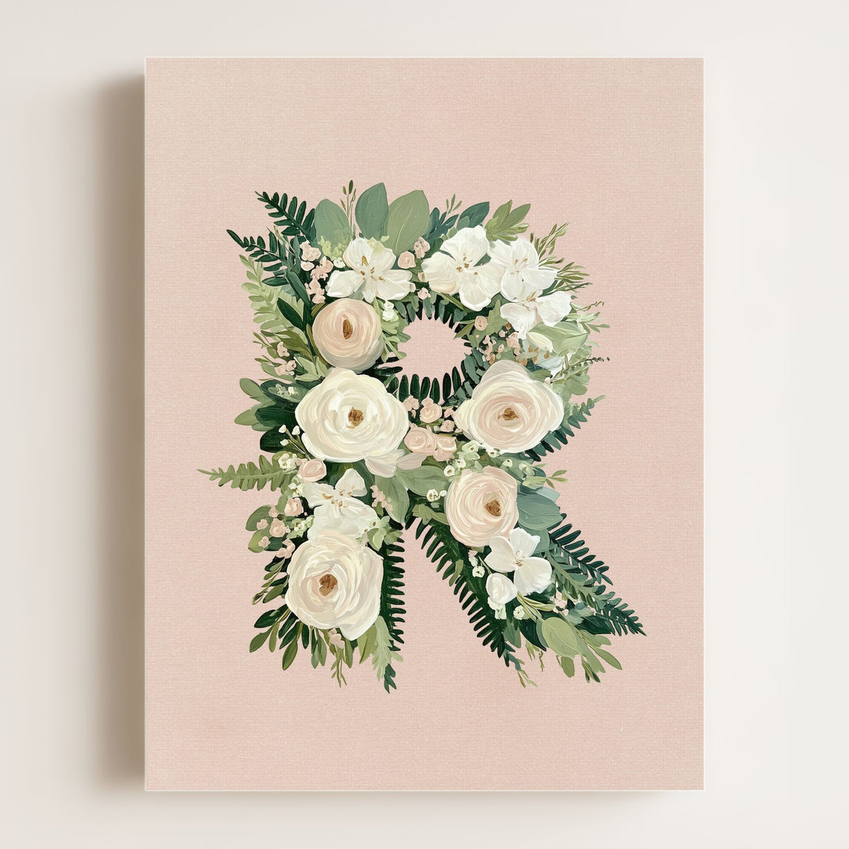 Heirloom Floral Alphabet Prints