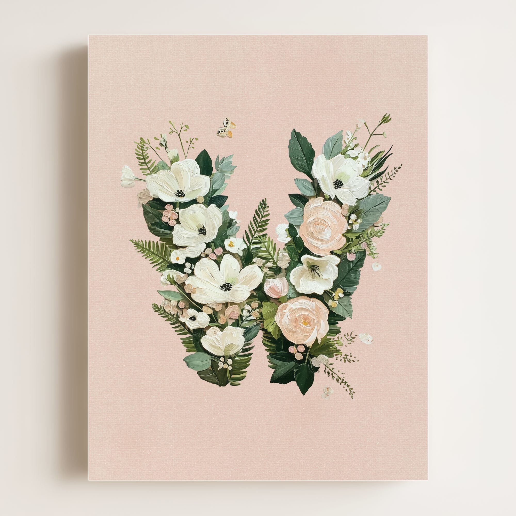 Heirloom Floral Alphabet Prints