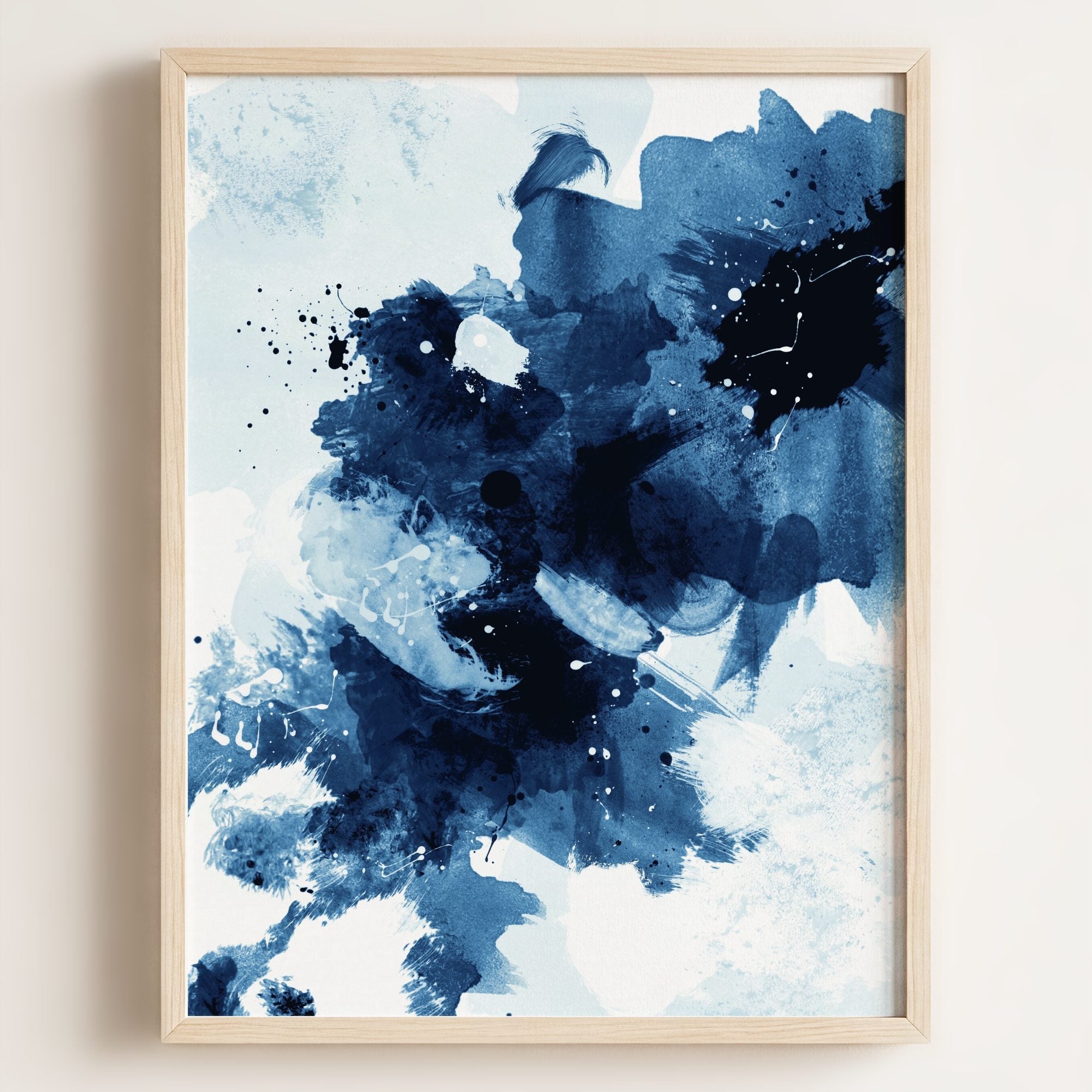 Indigo Abstract No. 1