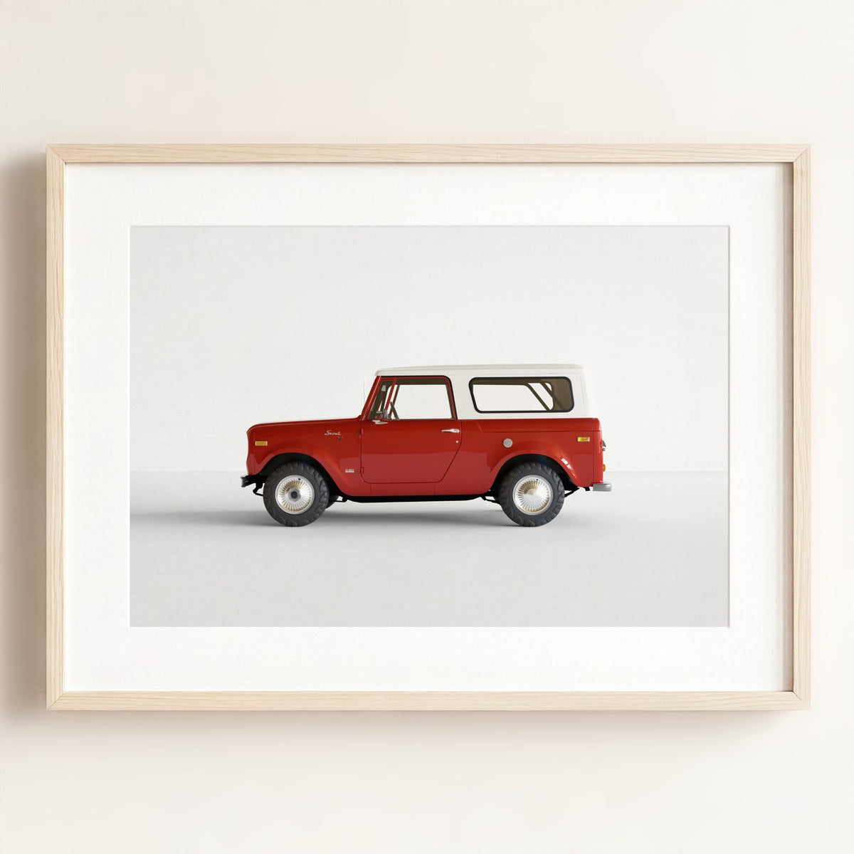 International Scout Car — Framed