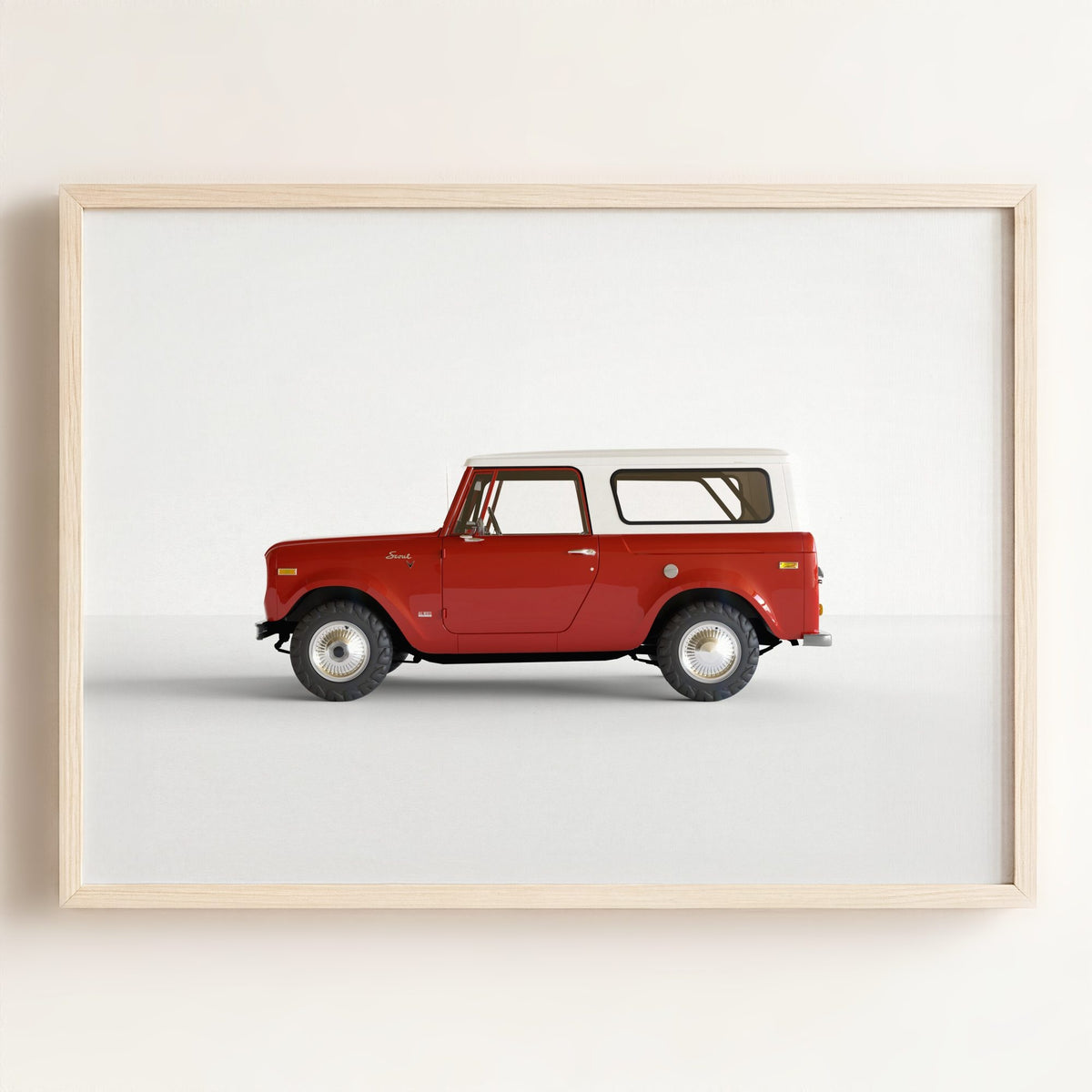 International Scout Car — Framed