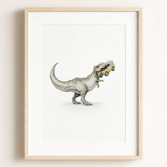 Jurassic Joy Collection — Framed