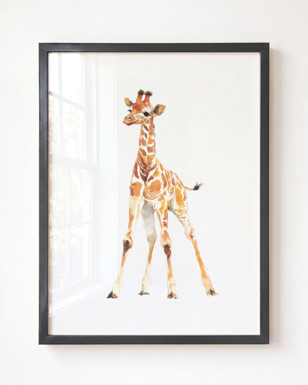 Keepsake Kingdom Watercolor Giraffe Art Print