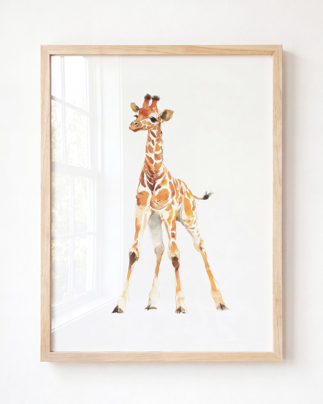 Keepsake Kingdom Watercolor Giraffe Art Print