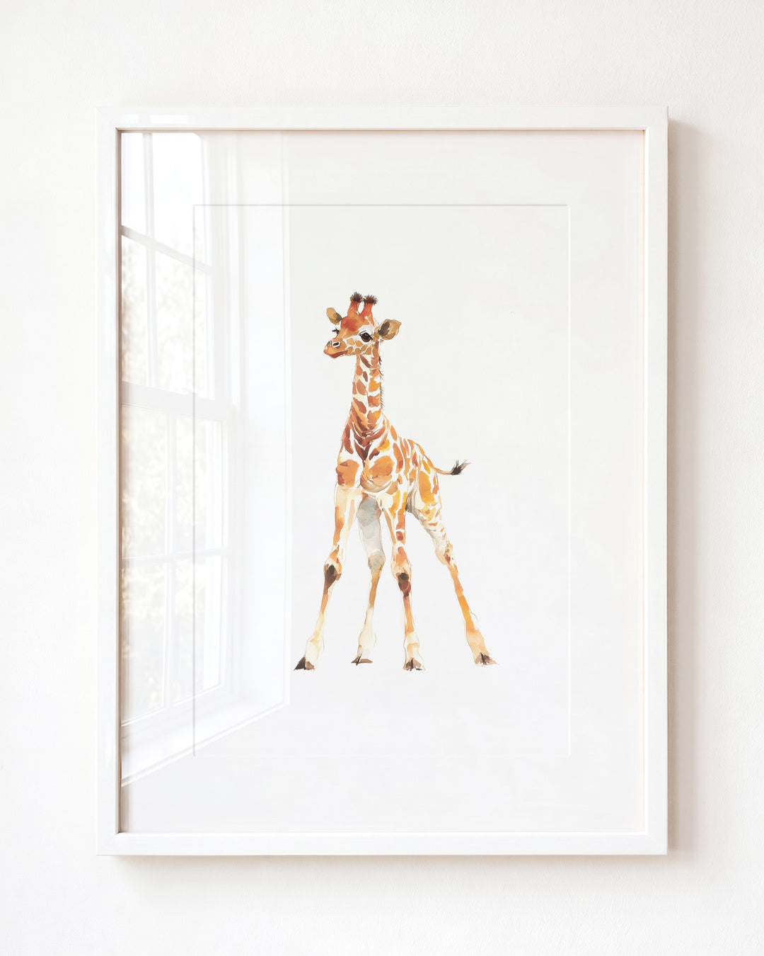 Keepsake Kingdom Watercolor Giraffe Art Print