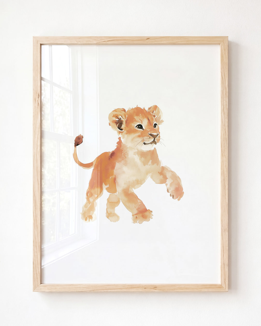 Keepsake Kingdom Watercolor Lion Art
