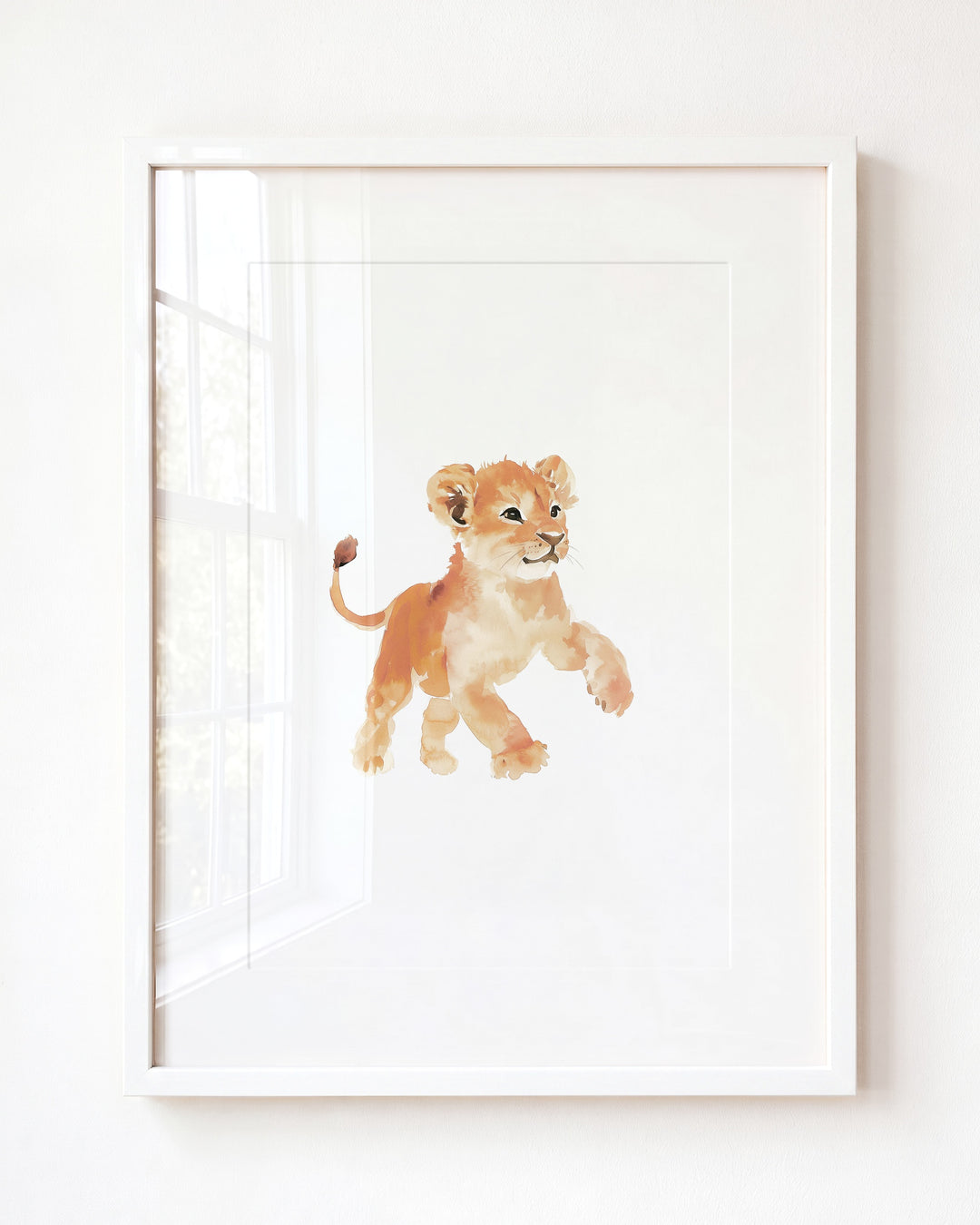Keepsake Kingdom Watercolor Lion Art