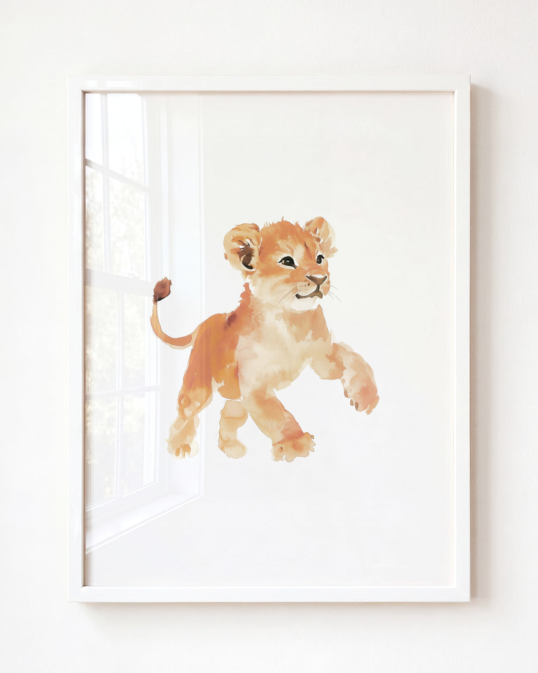 Keepsake Kingdom Watercolor Lion Art