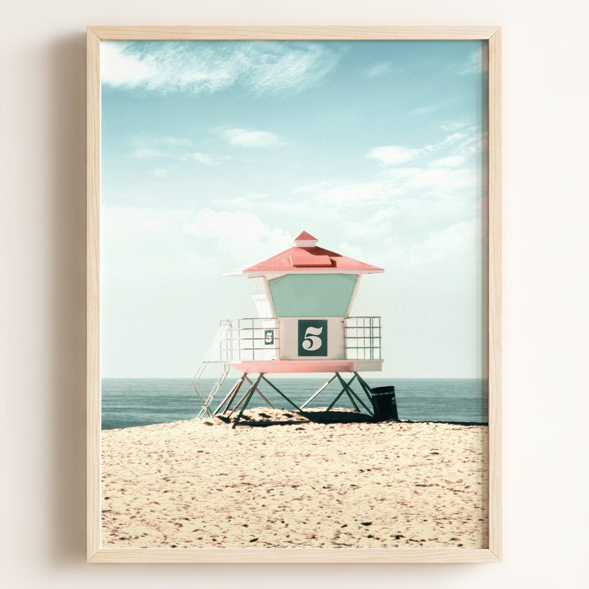 Lifeguard Stand No. 5 — Framed
