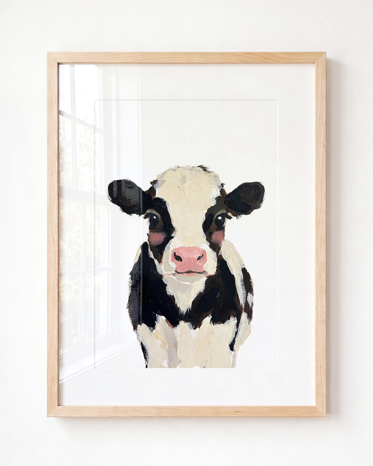 Little Painted Cow — Framed