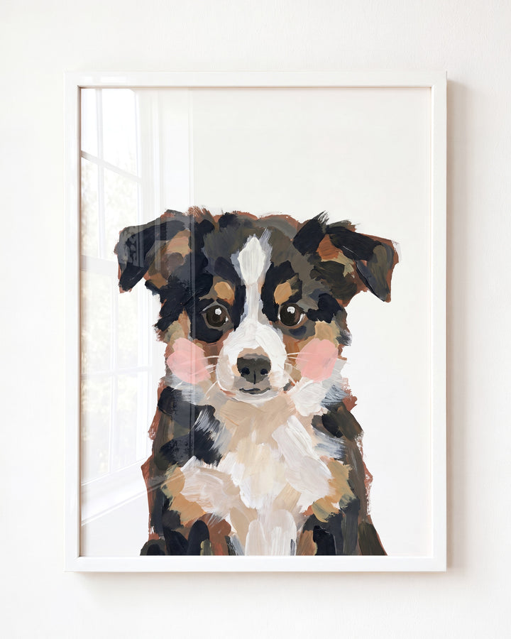 Little Painted Dog-Australian-Shepherd