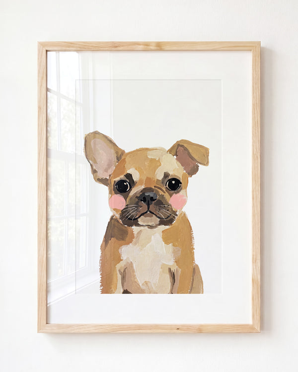 Little Painted Dog-French-Bulldog
