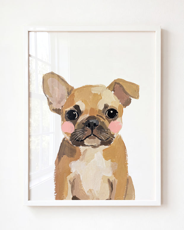 Little Painted Dog-French-Bulldog