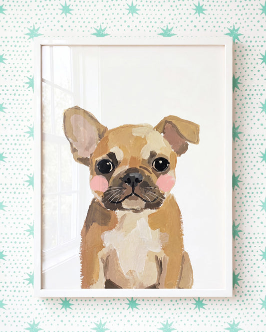 Little Painted Dog-French-Bulldog