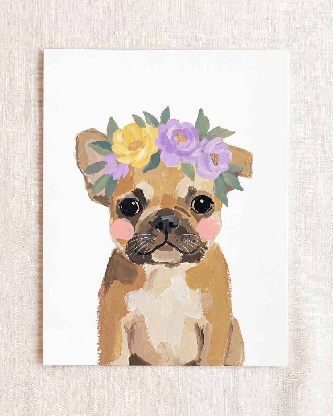 Little Painted Dog-French-Bulldog