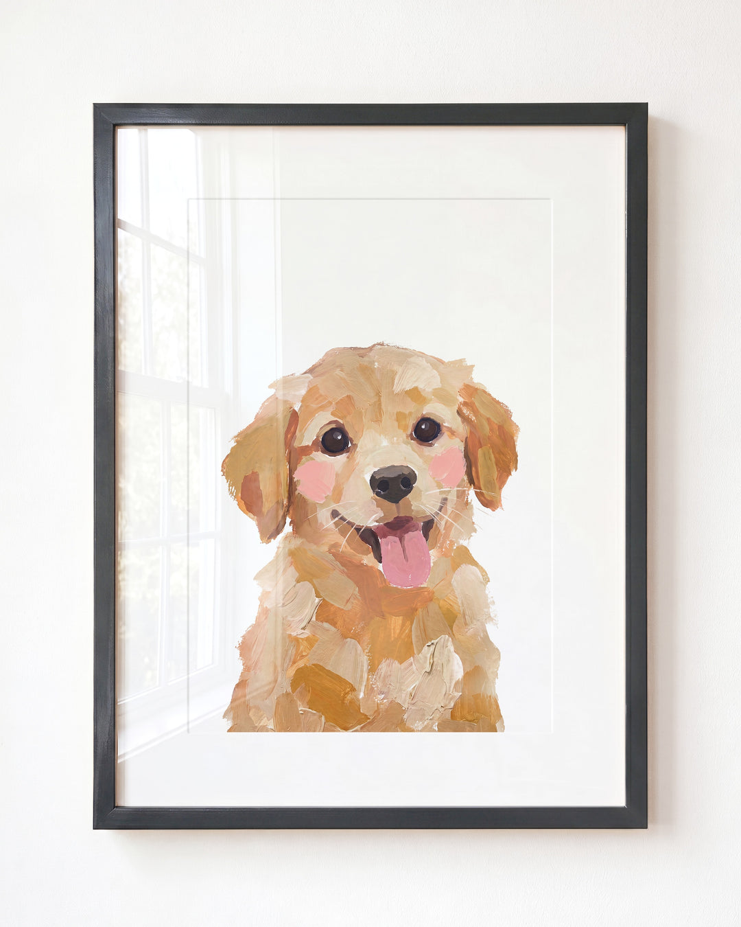 Little Painted Dog-Golden-Retriever