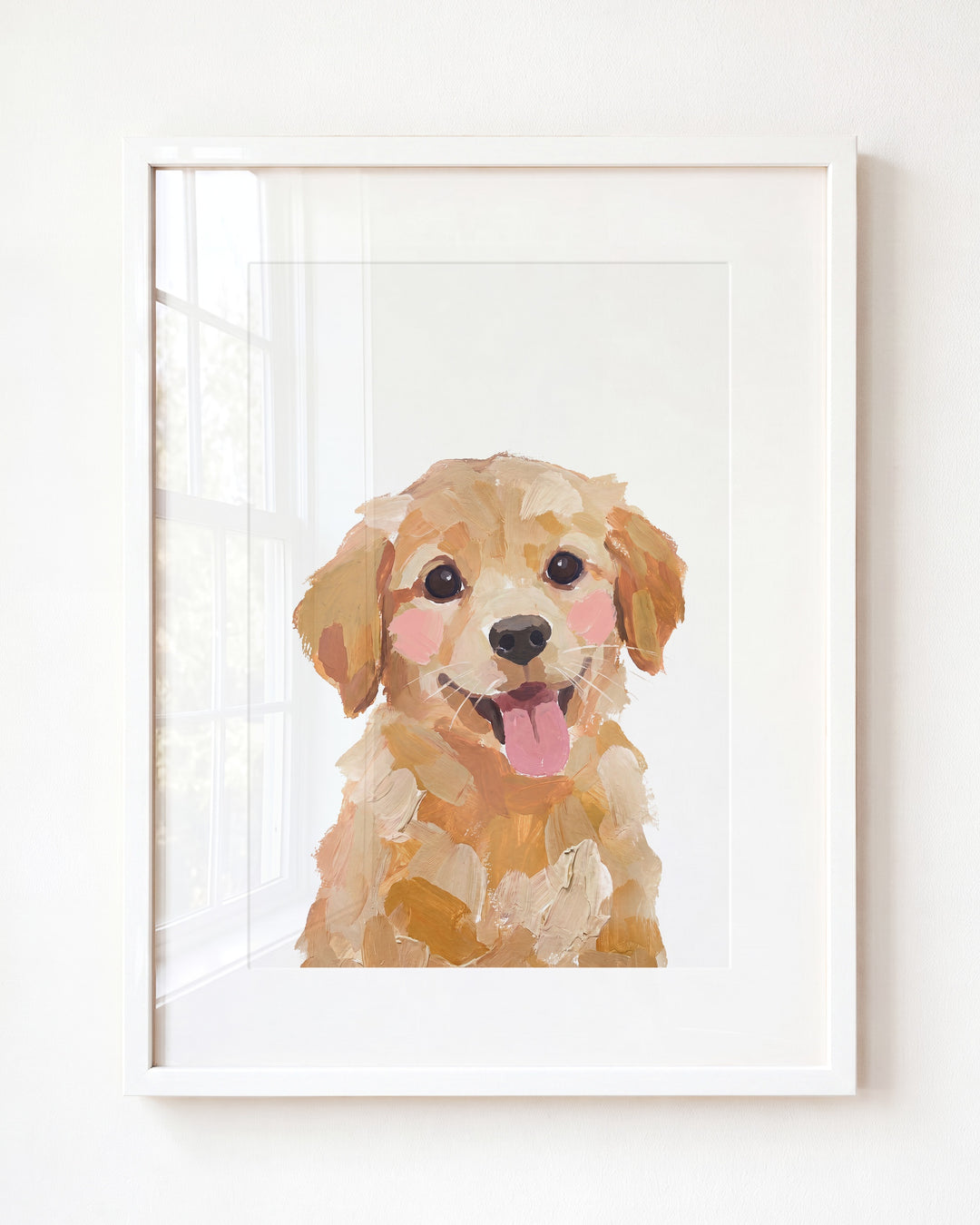 Little Painted Dog-Golden-Retriever