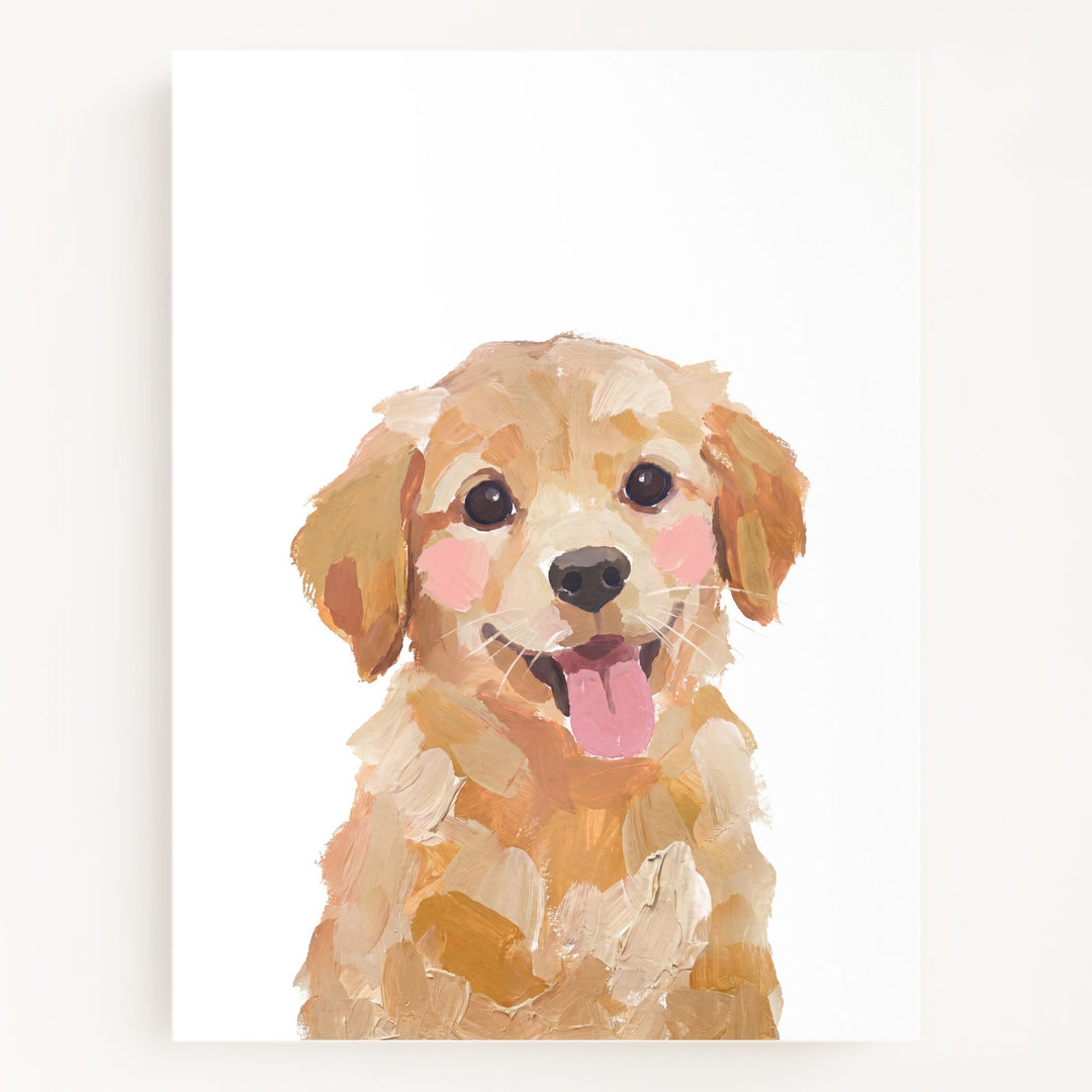 Little Painted Dog-Golden-Retriever