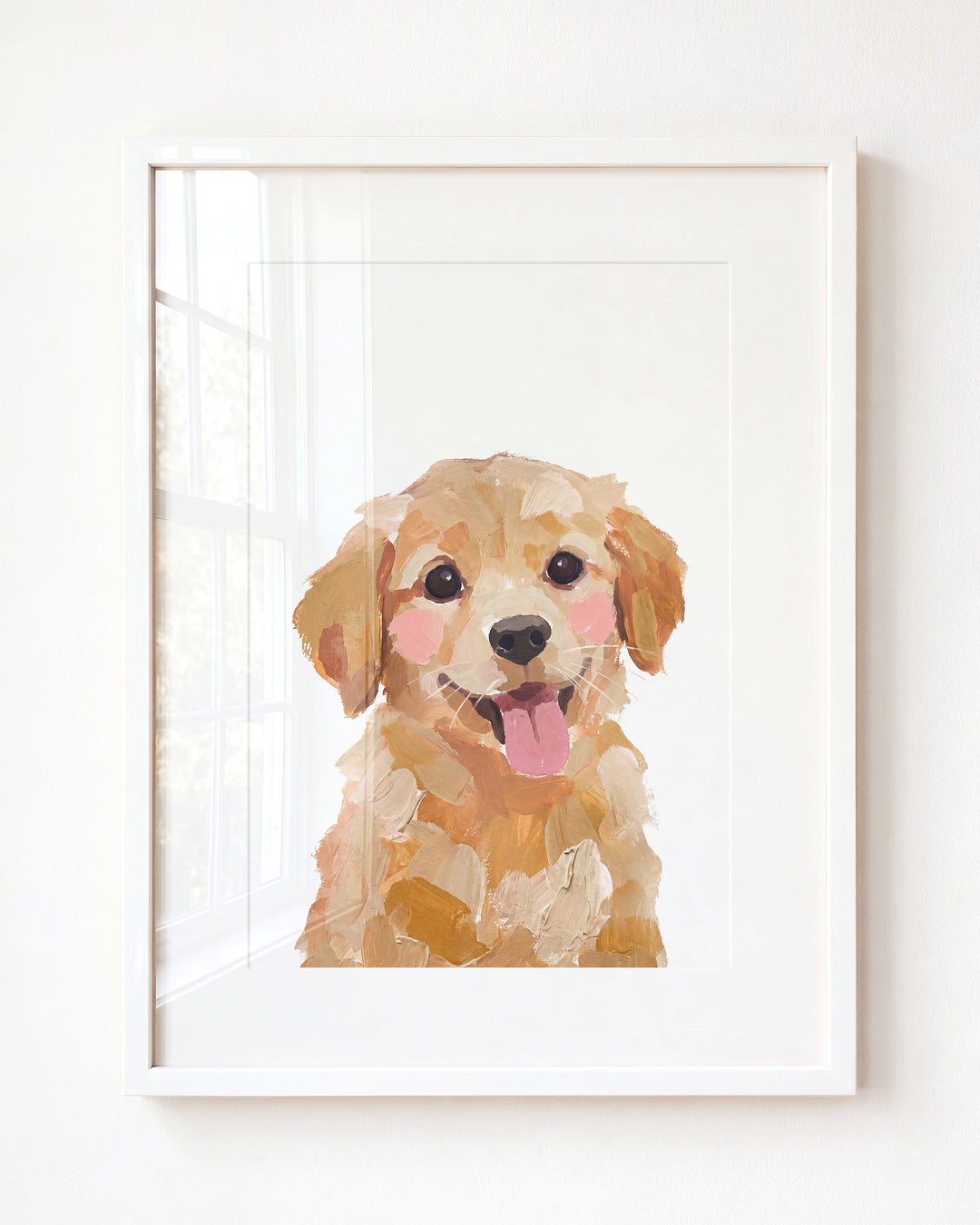 Little Painted Dog-Golden-Retriever